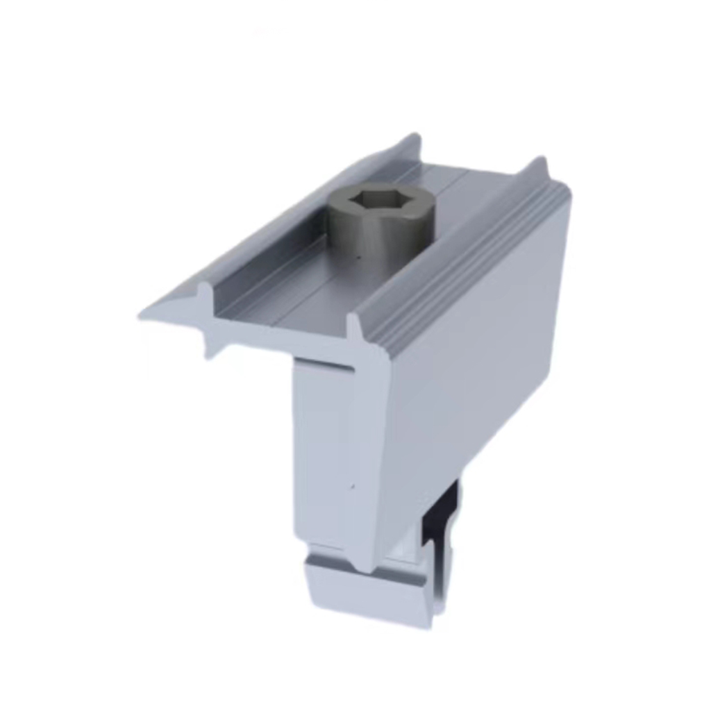 End bracket with KLICK clip and chrome nickel locking bolt K2 AR2