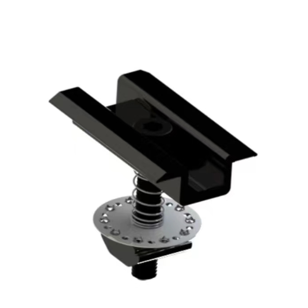 AR2 Medium PV Panel Clamp 03 with Minirail Nut